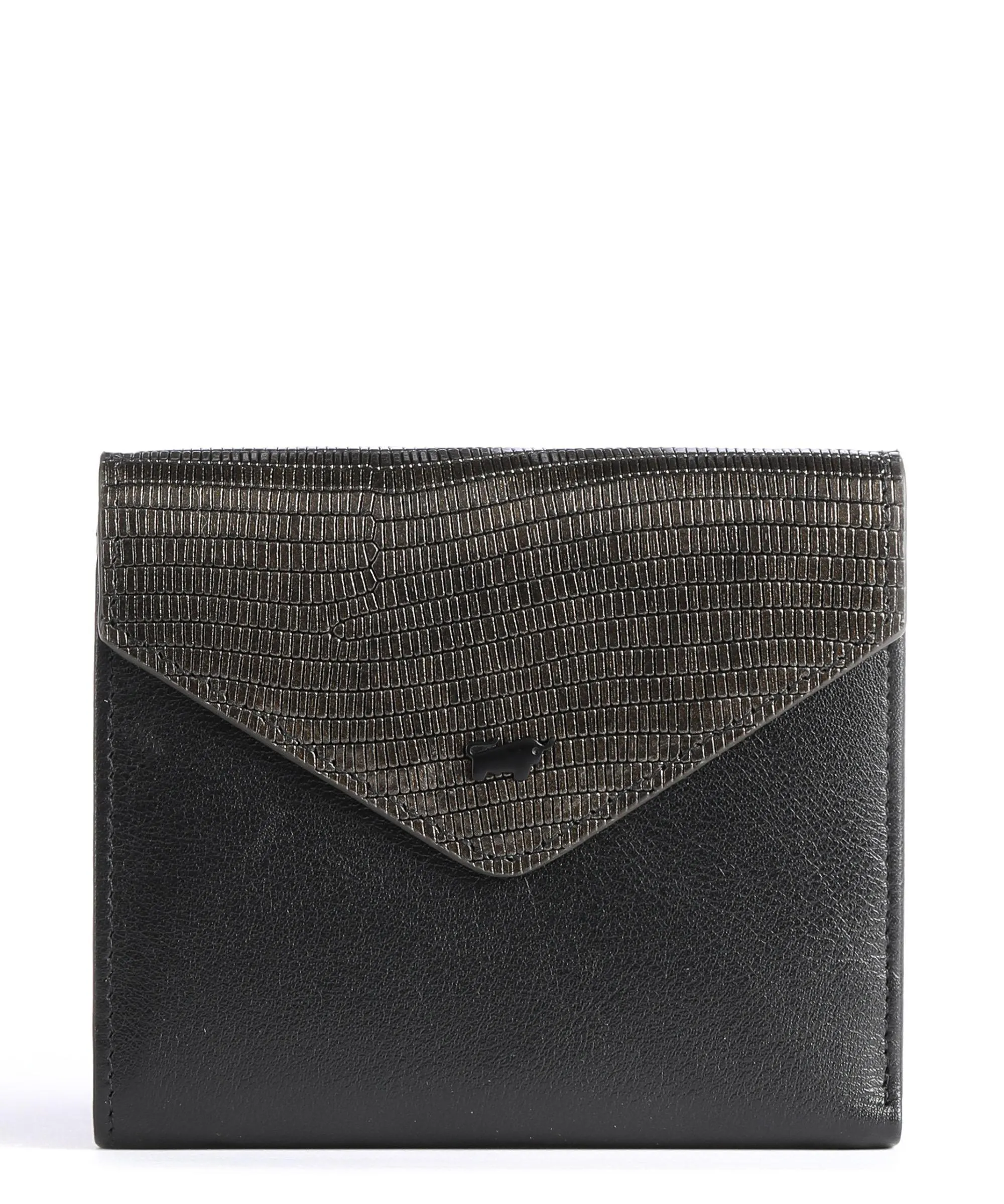  Braun Büffel Lizzy Portafoglio pelle di vitello nero  