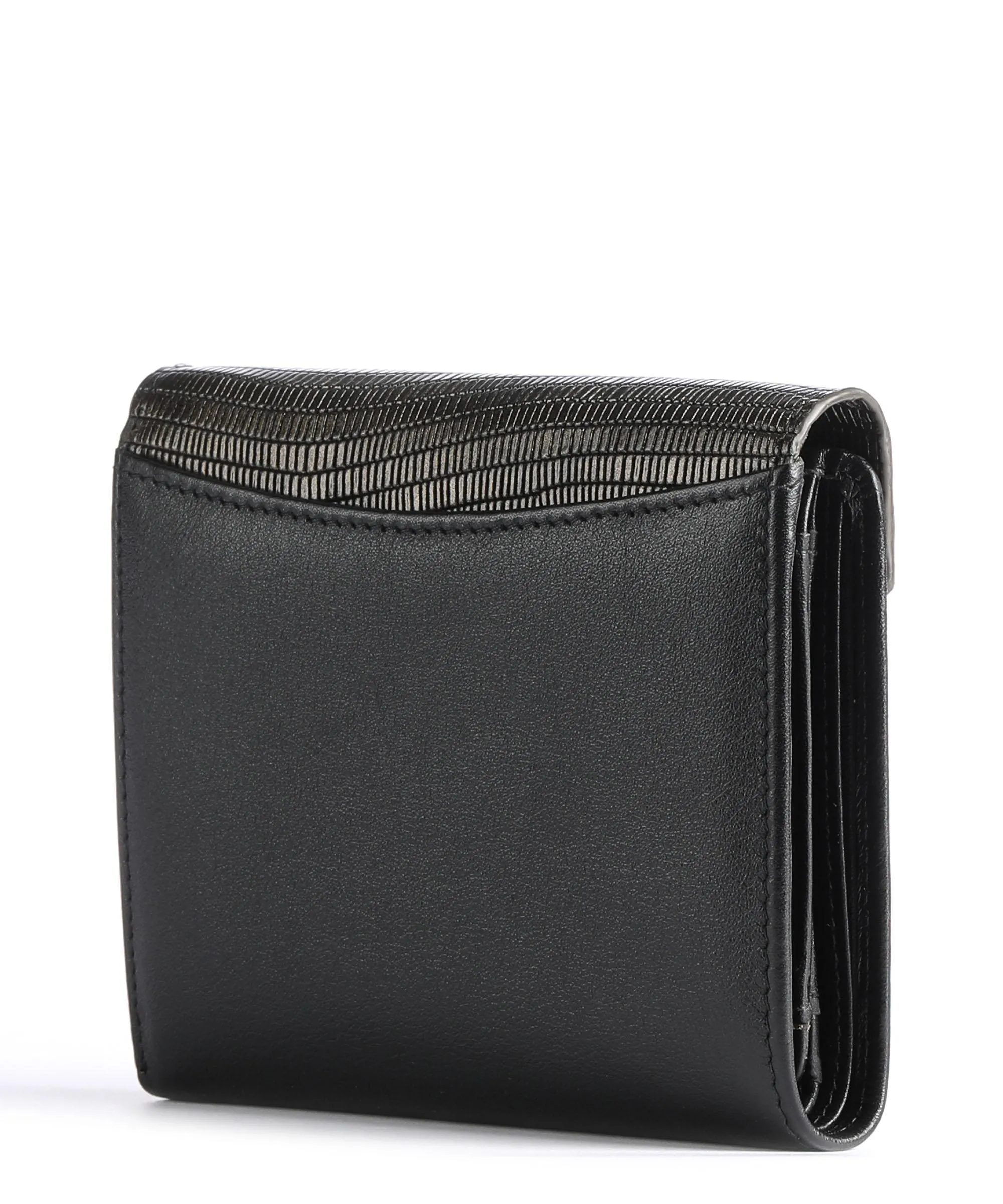  Braun Büffel Lizzy Portafoglio pelle di vitello nero  
