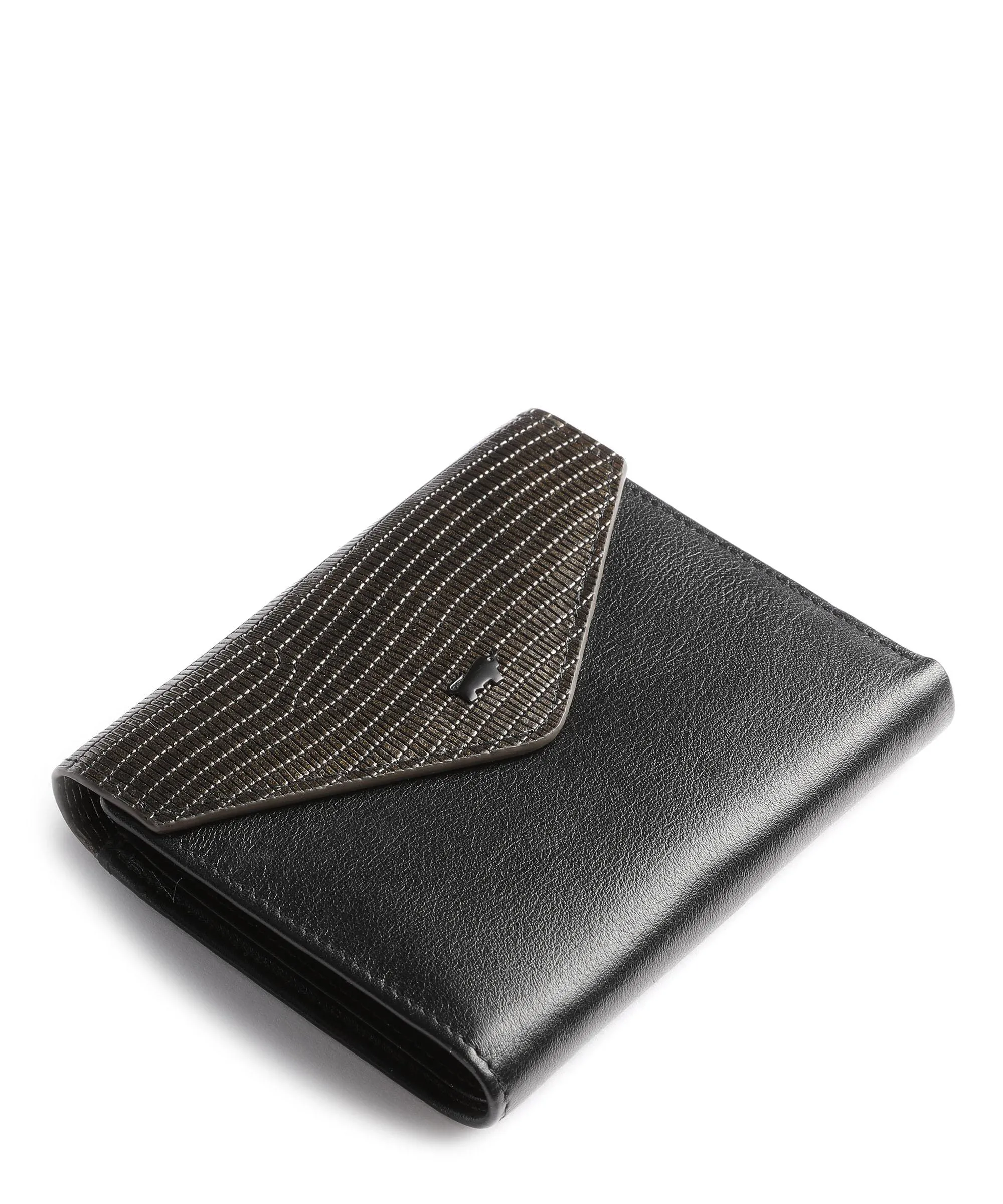  Braun Büffel Lizzy Portafoglio pelle di vitello nero  