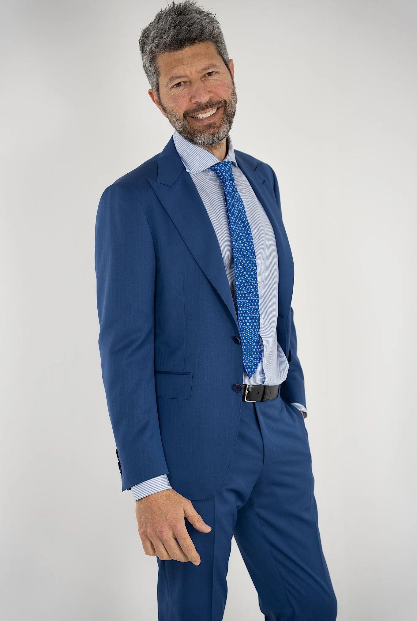CANALI Abito Solaro Petto a Lancia Blu