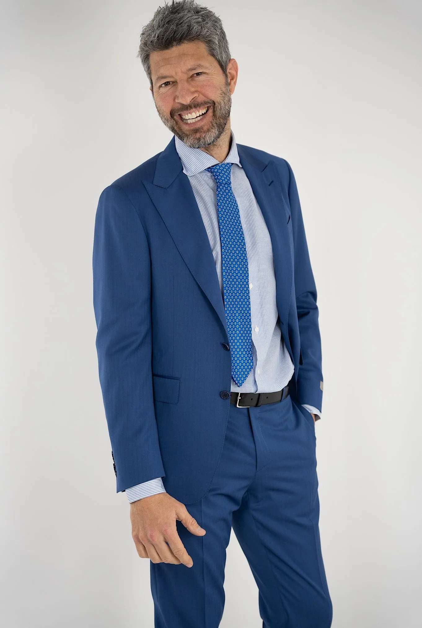 CANALI Abito Solaro Petto a Lancia Blu